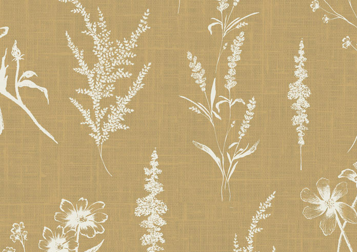 Botanical Sketchbook, Dijon Yellow - Roller Blind - Image 6